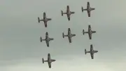 Snowbirds Bid Farewell Over Kempenfelt Bay in Final Barrie Airshow