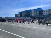 Striking CUPE Workers Block Access to Cape Breton Health Complex