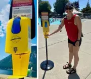 Sunscreen dispensers available in Seguin Township for skin cancer prevention