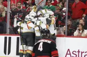 Tomas Hertl's Late Goal Lifts Golden Knights Past Hurricanes 5-4 in Game 1
