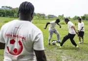 Unhoused soccer players at Montreal tournament say sport changed their lives