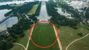 Vandalism on National Mall: '8647' Etched into Grass Near WWII Memorial