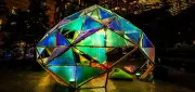 Wasaga Beach Invites Nighttime Illumination with Light Prism Display