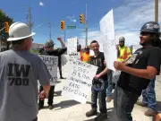 Windsor unions protest Costco construction over out-of-province workers