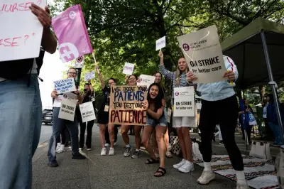 B.C. nurses expand pickets to Surrey hospital and surgery centre