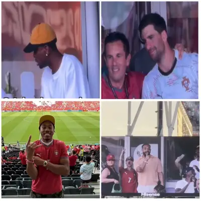 Drake, Celebrities Spotted at Toronto Stadium for Portugal-Croatia Match
