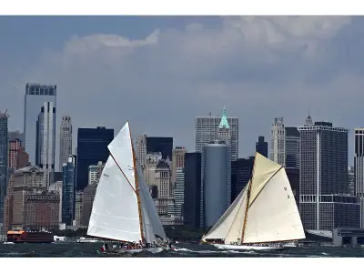 Historic Yachts Tuiga and Viola in NYC for US 250th Anniversary