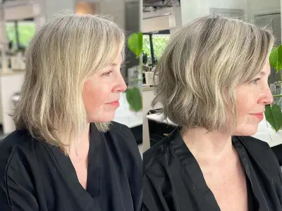How to Update and Elevate a Natural Silver Bob: A Stylish Makeover