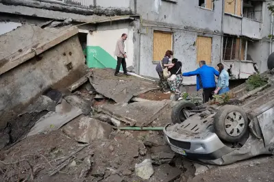 Russian Missile and Drone Attack on Ukraine Kills at Least 18