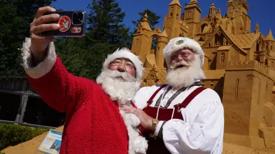 Santas Gather in Denmark for Summer Christmas Congress
