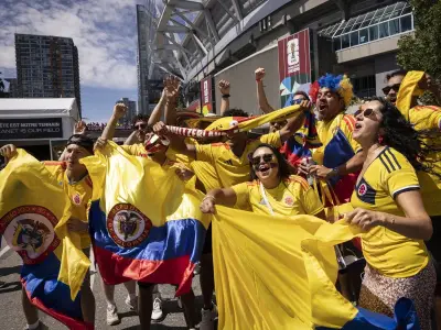 Switzerland vs Colombia World Cup Round of 16 Match at BC Place