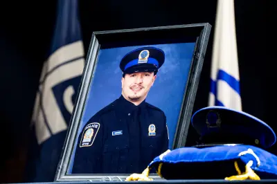 Thousands of Police Officers from Across Canada Attend Montreal Officer's Funeral