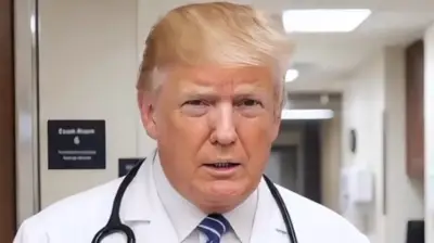 Trump Posts AI Video of Himself as Doctor Treating Critics