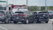 9-vehicle collision in Vaughan sends 6 to hospital, man arrested