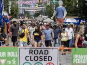 Assault charge for man who disrupted Granville pedestrian party zone