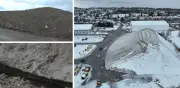 Barrie's Snow Mountain Endures July Heatwave Amid Record Temperatures