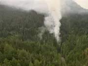 Brunswick Creek Wildfire Grows, Triggers Air Quality Warning in East Fraser Valley