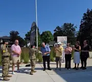 CFB Borden flag raised in New Tecumseth for 110th anniversary