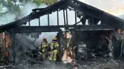 Detached Garage in Marlborough Park Destroyed in Fire