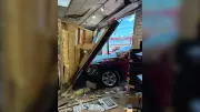 Ottawa Firefighters Respond to Two Vehicle-Building Crashes