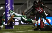 Roughriders defence holds off Redblacks for 27-22 CFL victory