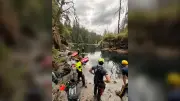 Search paused for missing swimmer at Stamp Falls after days of rescue efforts