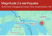 Two 2.6 Magnitude Seismic Events Recorded in Northeast Canada