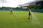 Wimbledon Courts Stay Green as London Lawns Brown in Record Heat